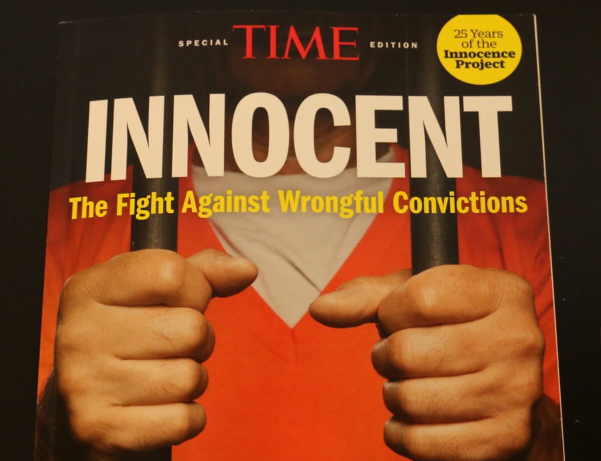 Time Magazine cover: 'Innocent: The Fight Against Wrongful Convictions'
